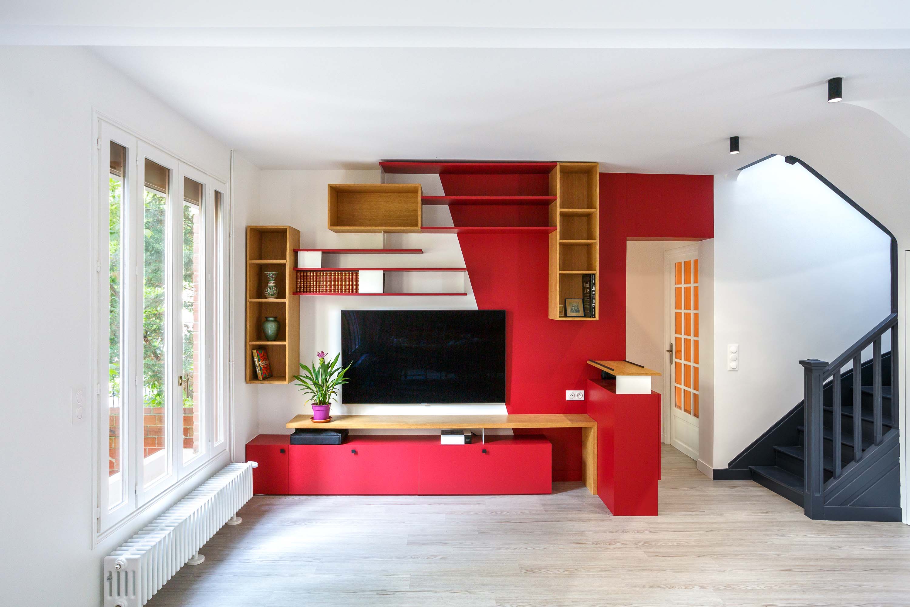 Reine desing - Architecture dinterieur - rez de chausse personalise